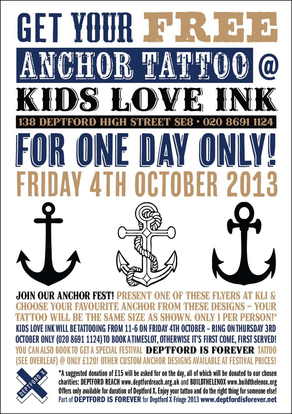 DIF tattoo A6 flyer